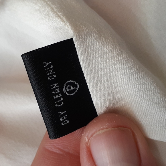 Lafayette rainbow polka dot silk wrap blouse size 14 - Picture 9 of 10